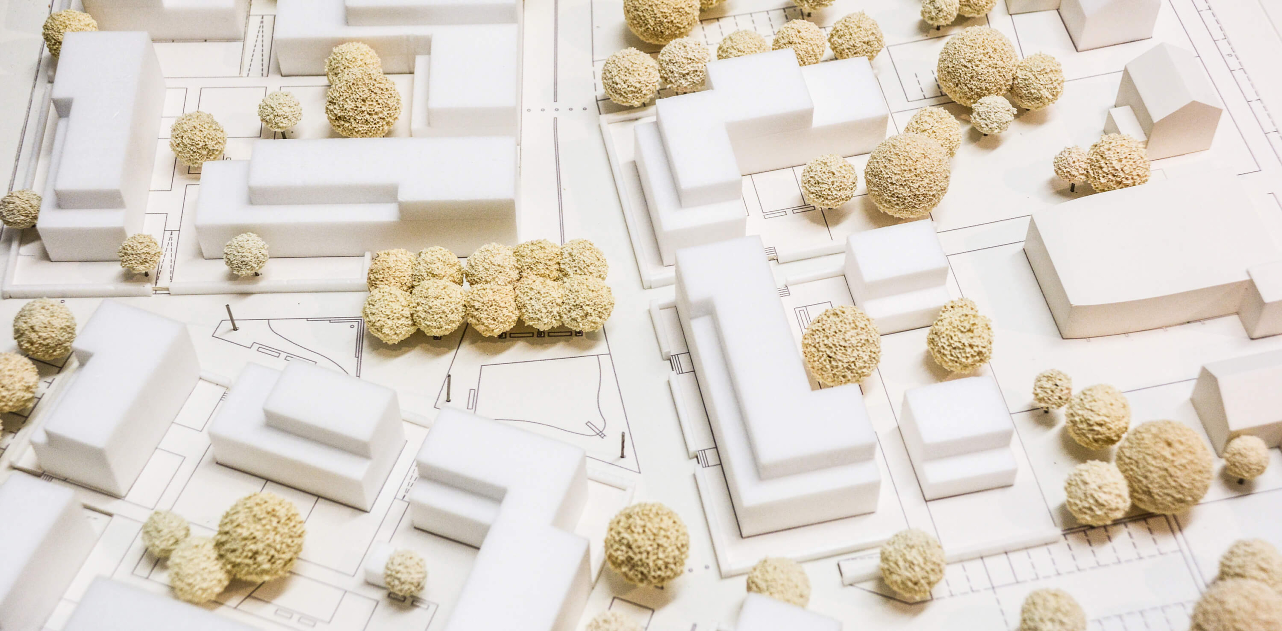 Modellausschnitt Grüne Mitte